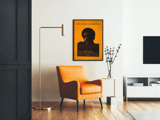 Vintage Juliste Here and Now Bobby Seale varten