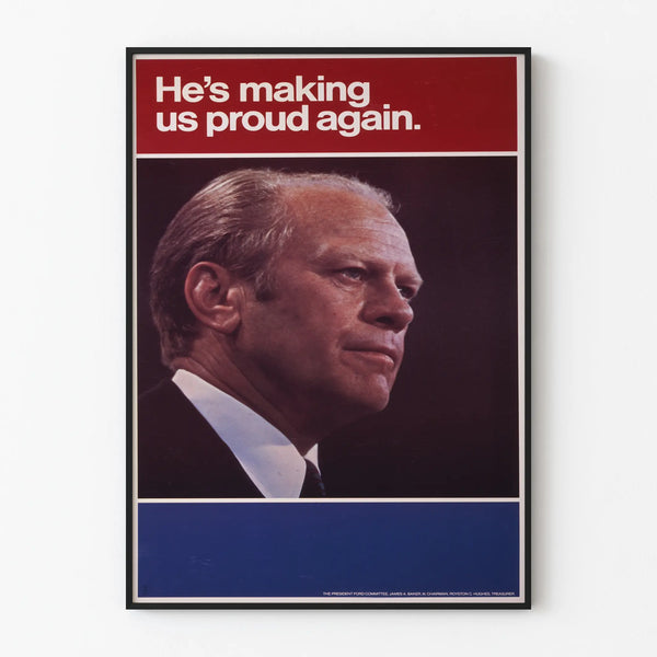 Vintage-juliste johtajasta inspiroivalla sloganikuvalla