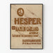 Vintagejuliste HESPER Hamlin Garlandilta - Kirjallinen seinäkoristelu