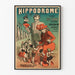 Vintagejuliste Hippodrome Pont de l'Alma - Tyrolilaisten kahdeksan kääpiön näyttely