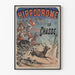 Hippodrome La Chasse - Juliste seinäkoriste hevosaiheinen vintage