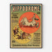 Vintage-hippodromi juliste 1884 - Ratsastustyylinen seinäkoristelu