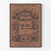 Vintage Juliste Kuuden vuoden sodan ja vallankumouksen historia 1870–76