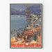 Vintage-loma juliste Itävallassa Millstättersee