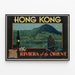 Vintage Hong Kong Juliste Itämeren Rivierasta — kehystetty taideteos seinällä