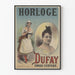 Vintage juliste Dufay Comique Excentrique -kellosta