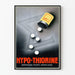 Vintage Hypo-Thiorine -juliste lääketieteelliseen seinäkoristukseen