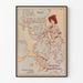 Vintage Ida Idaho - Seinän koristelu retrotyylinen juliste