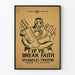 Vintage-teatteri Federal USA Juliste If Ye Break Faith