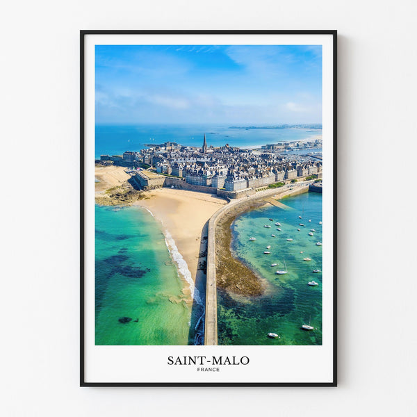 Saint-Malo'n ilmakuva | Valokuvajäljennös