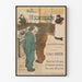 Vintage juliste L'Escarmouche - Toulouse-Lautrec-tyyli