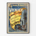 Vintage juliste Venetsia Meren morsian - historiallinen seinäkoriste