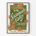Vintage juliste Sacramento-laaksossa - Retro-seinäkoristelu
