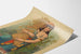 Vintage Juliste Indiana osavaltion messuista 1886