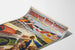 Vintage Indianapolis Motor Speedway -autokilpailujen juliste