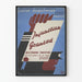 Vintage teatterijuliste Kieltomääräys myönnetty - Retroseinäkke