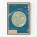 Vintage juliste Pariisin Maantieteellisen Instituutin - Syksyn tasaus