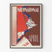 Vintage International huhtikuu juliste seinäkoristukseen