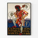 Vintage juliste Barcelonan kansainvälisestä näyttelystä 1929