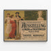Vintage juliste Kansainvälinen näyttely musiikista ja teatterista Wien 1892 — kehystetty taideteos seinällä