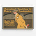 Vintage Juliste Kansainvälinen Matkamessut Berliinissä 1911 — kehystetty taideteos seinällä