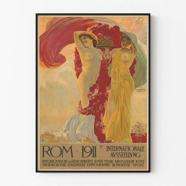 Art Nouveau -juliste Rooma 1911 - Kansainvälinen näyttely
