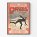 Vintage juliste kansainvälisestä taitoluistelusta Davos 1905
