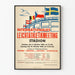 Vintage juliste kansainvälisestä yleisurheilukokouksesta 1948