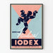Vintage juliste Iodexin nivelkipujen mainoksesta