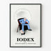 Vintage Iodex juliste metyylisalisylaatin kanssa seinäkoristeluun