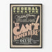 Vintage-teatteri juliste 'It Can't Happen Here' Sinclair Lewis