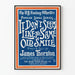 Vintage Juliste Laulu 'It Don’t Seem Like The Same Old Smile' James Thornton