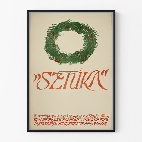 Art Nouveau -juliste puolalaiselle taidetapahtumalle 1905