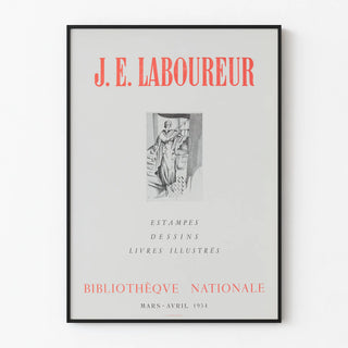 j-e-laboureur-estampes-dessins-livres-illustres-affiche-exposition-bibliotheque-nationale-mars-avril-1954