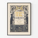 Vintage koristejuliste Jacques Perk Runot 1897