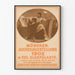 Vintage juliste vuosittaisesta näyttelystä Münchenissä 1902 - Taiteellinen seinäkoristelu