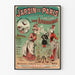 Vintage juliste Jardin de Paris - Pachan Ismaël Abdurrahmanin esitys