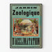 Vintage juliste Jardin Zoologique d'Acclimatation - Retro seinäkoristelu