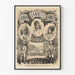 Juliste Opéra-Comique Jeanne Jeannette ja Jeanneton Musiikki P. Lacome