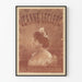 Vintage Juliste Jeanne Leclercin Opéra-Comique -teoksesta