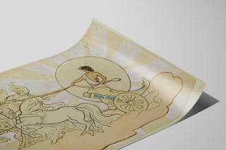 joel-sur-son-char-tableau-de-la-piece-le-reve-de-joel