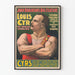 Vintage Louis Cyr, kanadalainen voimamies – Retroseinäkyltti sisustukseen