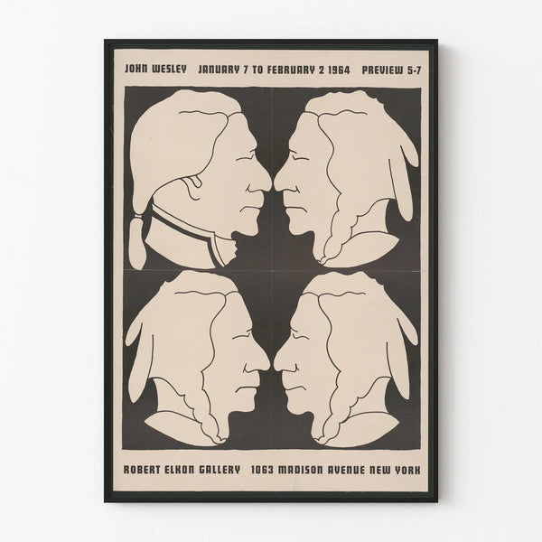John Wesley 1964 vintage -näyttelyjuliste