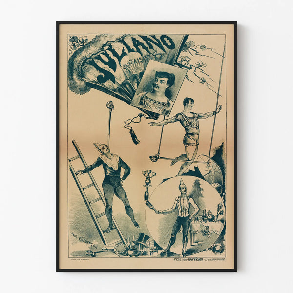 Vintage Juliste Juliano Fantaisiste Paul Clémençonilta