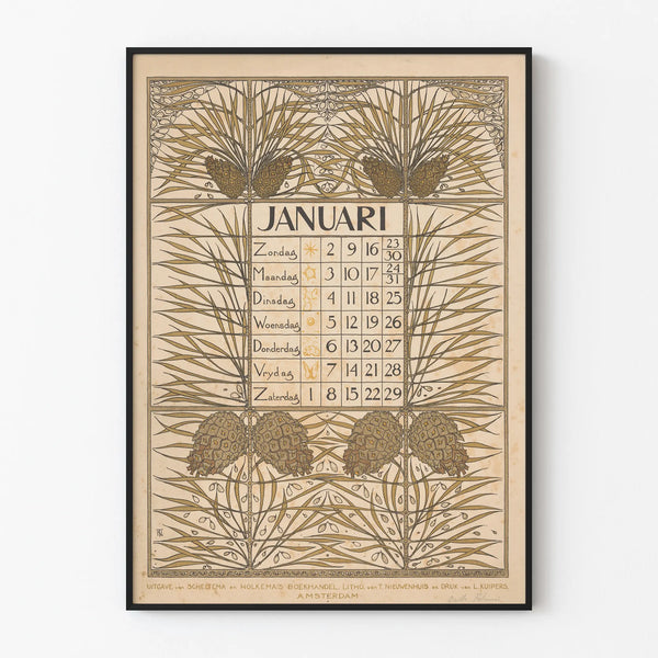 kalenderblad-voor-januari-1898