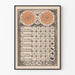 Vintage kalenterijuliste koristeeksi marraskuu 1896