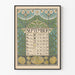 Vintage kalenterijuliste syyskuu 1899 kasviaiheinen sisustukseen