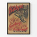 Seinäjuliste Katyn Varoitus Euroopalle Vintage-Design