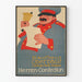 Vintage juliste Kaufhaus Oberpaur miesten vaatekauppa