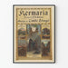 Vintage juliste Kermaria runo ja musiikki Armorikasta